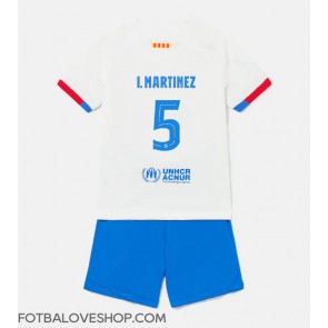 Barcelona Inigo Martinez #5 Dětské Venkovní Dres 2023-24 Krátký Rukáv (+ trenýrky)