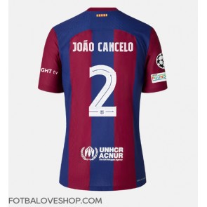Barcelona Joao Cancelo #2 Domácí Dres 2023-24 Krátký Rukáv
