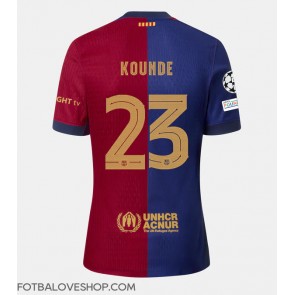 Barcelona Jules Kounde #23 Domácí Dres 2024-25 Krátký Rukáv