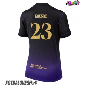 Barcelona Jules Kounde #23 Dámské Venkovní Dres 2026-27 Krátký Rukáv