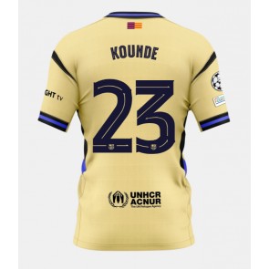 Barcelona Jules Kounde #23 Venkovní Dres 2025-26 Krátký Rukáv