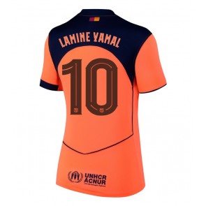 Barcelona Lamine Yamal #10 Dámské Alternativní Dres 2025-26 Krátký Rukáv