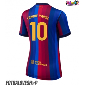 Barcelona Lamine Yamal #10 Dámské Domácí Dres 2026-27 Krátký Rukáv
