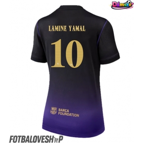 Barcelona Lamine Yamal #10 Dámské Venkovní Dres 2026-27 Krátký Rukáv