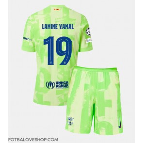 Barcelona Lamine Yamal #19 Dětské Alternativní Dres 2024-25 Krátký Rukáv (+ trenýrky)