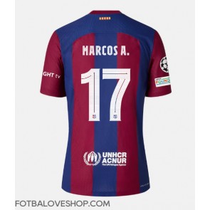 Barcelona Marcos Alonso #17 Domácí Dres 2023-24 Krátký Rukáv