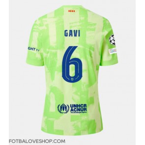 Barcelona Paez Gavi #6 Alternativní Dres 2024-25 Krátký Rukáv
