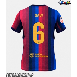 Barcelona Paez Gavi #6 Domácí Dres 2026-27 Krátký Rukáv
