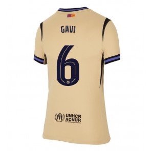 Barcelona Paez Gavi #6 Dámské Venkovní Dres 2025-26 Krátký Rukáv