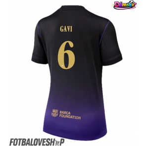 Barcelona Paez Gavi #6 Dámské Venkovní Dres 2026-27 Krátký Rukáv
