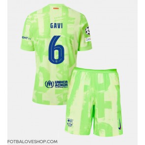 Barcelona Paez Gavi #6 Dětské Alternativní Dres 2024-25 Krátký Rukáv (+ trenýrky)
