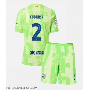 Barcelona Pau Cubarsi #2 Dětské Alternativní Dres 2024-25 Krátký Rukáv (+ trenýrky)