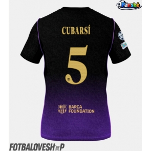 Barcelona Pau Cubarsi #5 Venkovní Dres 2026-27 Krátký Rukáv