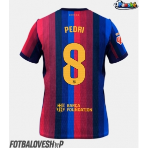 Barcelona Pedri Gonzalez #8 Domácí Dres 2026-27 Krátký Rukáv