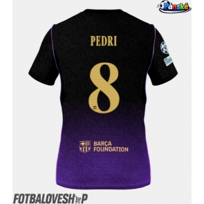 Barcelona Pedri Gonzalez #8 Venkovní Dres 2026-27 Krátký Rukáv