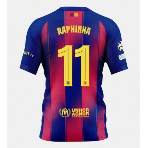 Barcelona Raphinha Belloli #11 Domácí Dres 2025-26 Krátký Rukáv