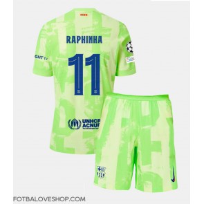Barcelona Raphinha Belloli #11 Dětské Alternativní Dres 2024-25 Krátký Rukáv (+ trenýrky)