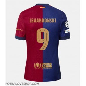 Barcelona Robert Lewandowski #9 Domácí Dres 2024-25 Krátký Rukáv