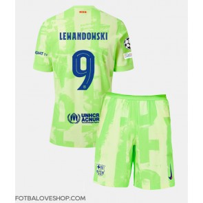 Barcelona Robert Lewandowski #9 Dětské Alternativní Dres 2024-25 Krátký Rukáv (+ trenýrky)
