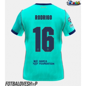 Barcelona Rodri Hernandez #16 Alternativní Dres 2026-27 Krátký Rukáv
