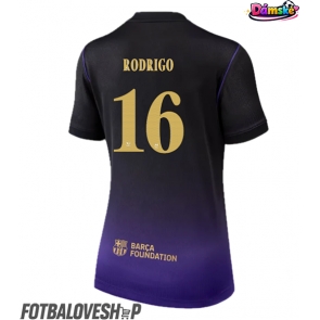 Barcelona Rodri Hernandez #16 Dámské Venkovní Dres 2026-27 Krátký Rukáv