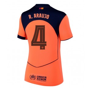 Barcelona Ronald Araujo #4 Dámské Alternativní Dres 2025-26 Krátký Rukáv