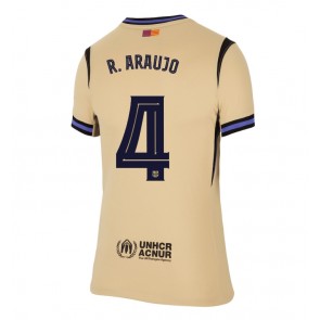 Barcelona Ronald Araujo #4 Dámské Venkovní Dres 2025-26 Krátký Rukáv