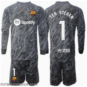 Barcelona Ter Stegen #1 Brankářské Dětské Alternativní Dres 2024-25 Dlouhý Rukáv (+ trenýrky)