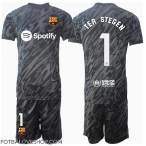 Barcelona Ter Stegen #1 Brankářské Dětské Alternativní Dres 2024-25 Krátký Rukáv (+ trenýrky)