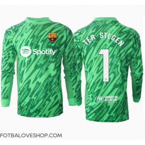 Barcelona Ter Stegen #1 Brankářské Venkovní Dres 2024-25 Dlouhý Rukáv