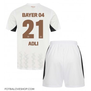 Bayer Leverkusen Amine Adli #21 Dětské Venkovní Dres 2024-25 Krátký Rukáv (+ trenýrky)