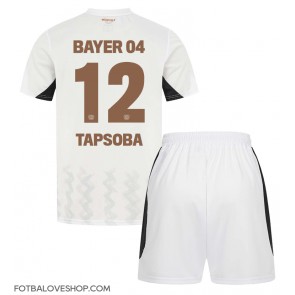Bayer Leverkusen Edmond Tapsoba #12 Dětské Venkovní Dres 2024-25 Krátký Rukáv (+ trenýrky)