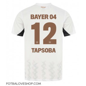 Bayer Leverkusen Edmond Tapsoba #12 Venkovní Dres 2024-25 Krátký Rukáv