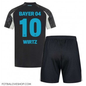 Bayer Leverkusen Florian Wirtz #10 Dětské Alternativní Dres 2024-25 Krátký Rukáv (+ trenýrky)