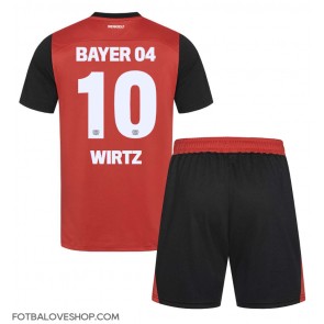 Bayer Leverkusen Florian Wirtz #10 Dětské Domácí Dres 2024-25 Krátký Rukáv (+ trenýrky)
