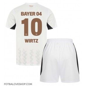 Bayer Leverkusen Florian Wirtz #10 Dětské Venkovní Dres 2024-25 Krátký Rukáv (+ trenýrky)