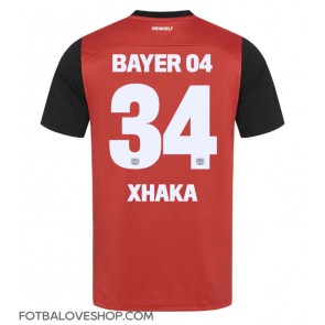 Bayer Leverkusen Granit Xhaka #34 Domácí Dres 2024-25 Krátký Rukáv
