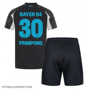 Bayer Leverkusen Jeremie Frimpong #30 Dětské Alternativní Dres 2024-25 Krátký Rukáv (+ trenýrky)