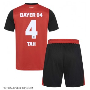 Bayer Leverkusen Jonathan Tah #4 Dětské Domácí Dres 2024-25 Krátký Rukáv (+ trenýrky)