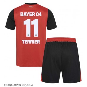 Bayer Leverkusen Martin Terrier #11 Dětské Domácí Dres 2024-25 Krátký Rukáv (+ trenýrky)