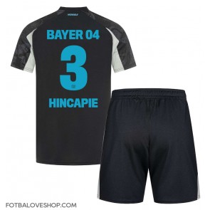 Bayer Leverkusen Piero Hincapie #3 Dětské Alternativní Dres 2024-25 Krátký Rukáv (+ trenýrky)