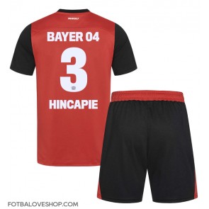 Bayer Leverkusen Piero Hincapie #3 Dětské Domácí Dres 2024-25 Krátký Rukáv (+ trenýrky)