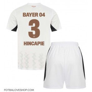 Bayer Leverkusen Piero Hincapie #3 Dětské Venkovní Dres 2024-25 Krátký Rukáv (+ trenýrky)