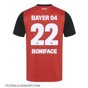 Bayer Leverkusen Victor Boniface #22 Domácí Dres 2024-25 Krátký Rukáv