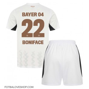 Bayer Leverkusen Victor Boniface #22 Dětské Venkovní Dres 2024-25 Krátký Rukáv (+ trenýrky)