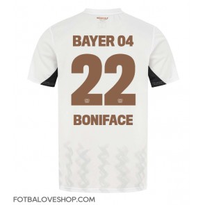 Bayer Leverkusen Victor Boniface #22 Venkovní Dres 2024-25 Krátký Rukáv