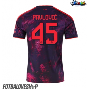 Bayern Munich Aleksandar Pavlovic #45 Alternativní Dres 2026-27 Krátký Rukáv