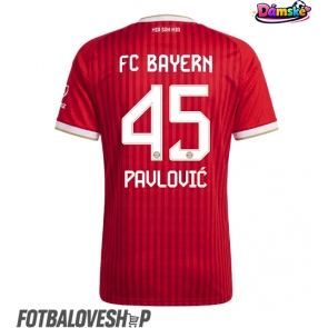 Bayern Munich Aleksandar Pavlovic #45 Dámské Domácí Dres 2026-27 Krátký Rukáv