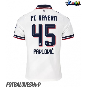 Bayern Munich Aleksandar Pavlovic #45 Venkovní Dres 2026-27 Krátký Rukáv