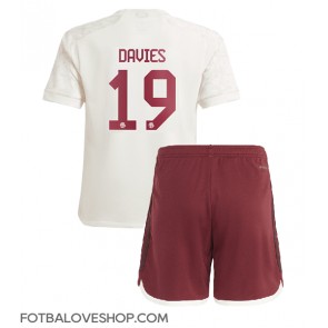 Bayern Munich Alphonso Davies #19 Dětské Alternativní Dres 2023-24 Krátký Rukáv (+ trenýrky)